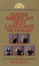 Webster's Concise American Sign Language Dictionary Paperback Ela