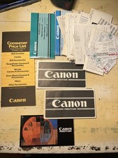 Vintage Canon Manual  Booklets Products Guide