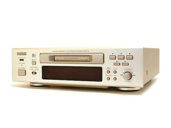 DENON DMD-F100 MiniDisc Deck KMS 260E Laser Champagner Gold schöner Zustand - Bild 2 von 4