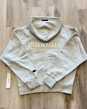 Fear of God Essentials Mettalic Heatherstone Zipups Size XS