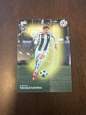 2024-25 Topps Simplicidad UEFA Canteranos Nicolo Savona RC Rookie Juventus