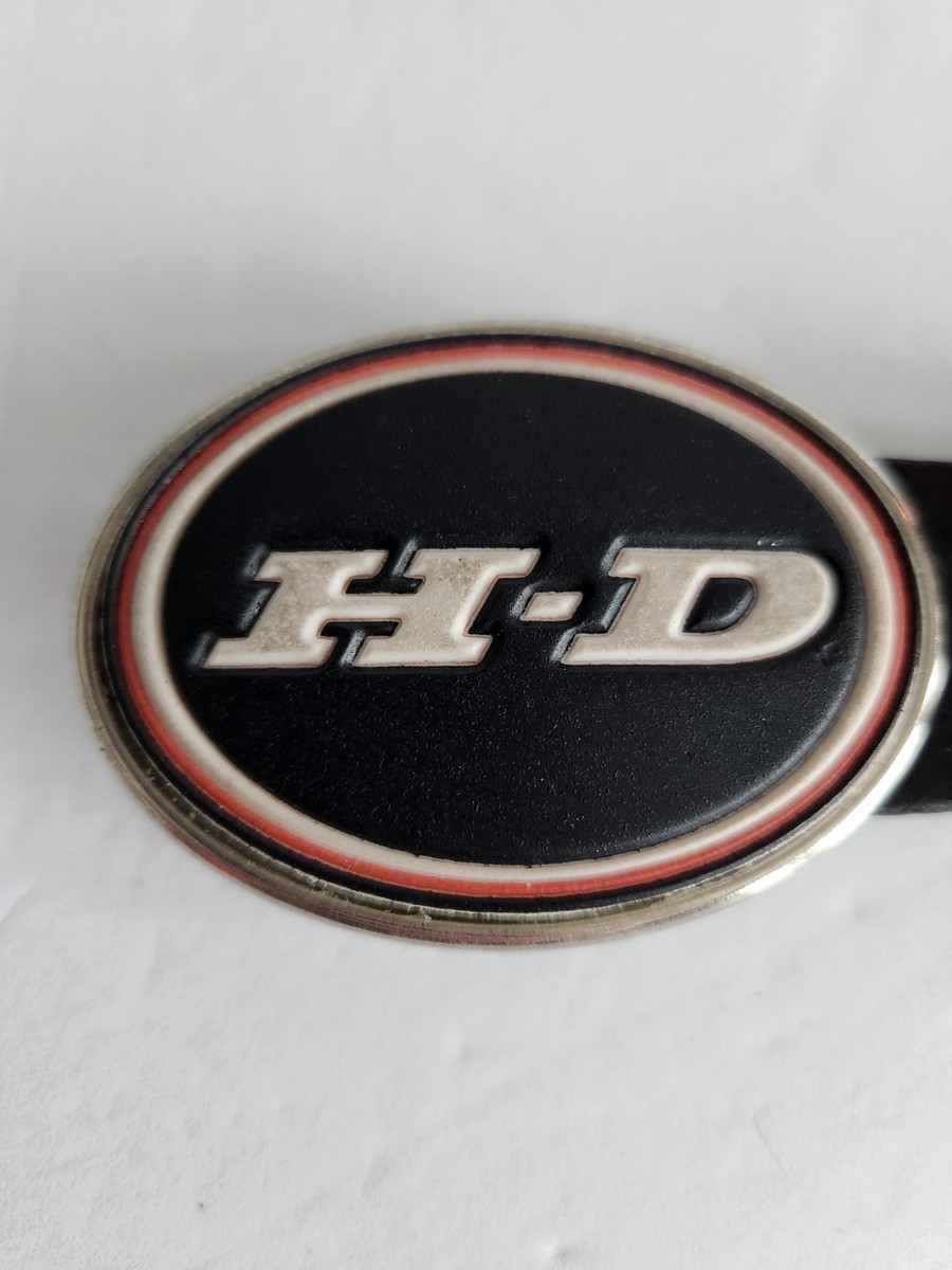 Harley Davison Men Black Belt 97552 USA Genuine Leather Size 32