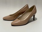 Cole Haan tan size 6.5 leather slip ons. Gently worn. Nice condition.