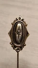Vintage Avon Costume Jewelry Kensington Stick Pin Clear Rhinestone gold tone