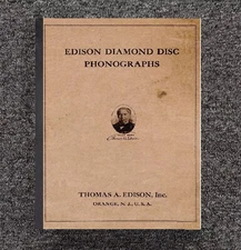 Phonograph Manual EDISON Diamond Disc EARLY ITALIAN Adam LOUIS XIV Chippendale