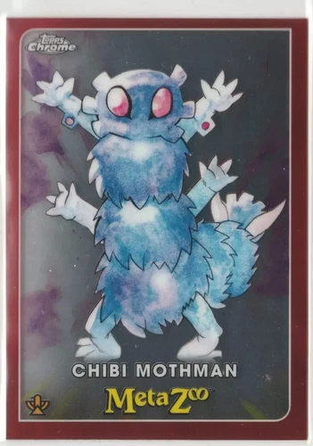 2022 MetaZoo Topps Chrome Series 0 #11 Chibi Mothman Regular Bronze