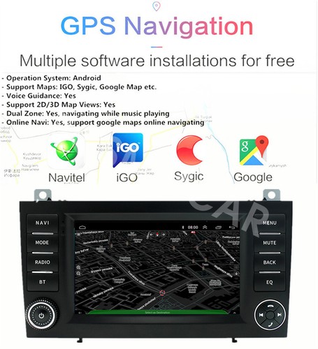 Radio estéreo de coche de 7 pulgadas para Carplay apta para Mercedes Benz Clase SLK R171 2004-2010 - Imagen 7 de 24