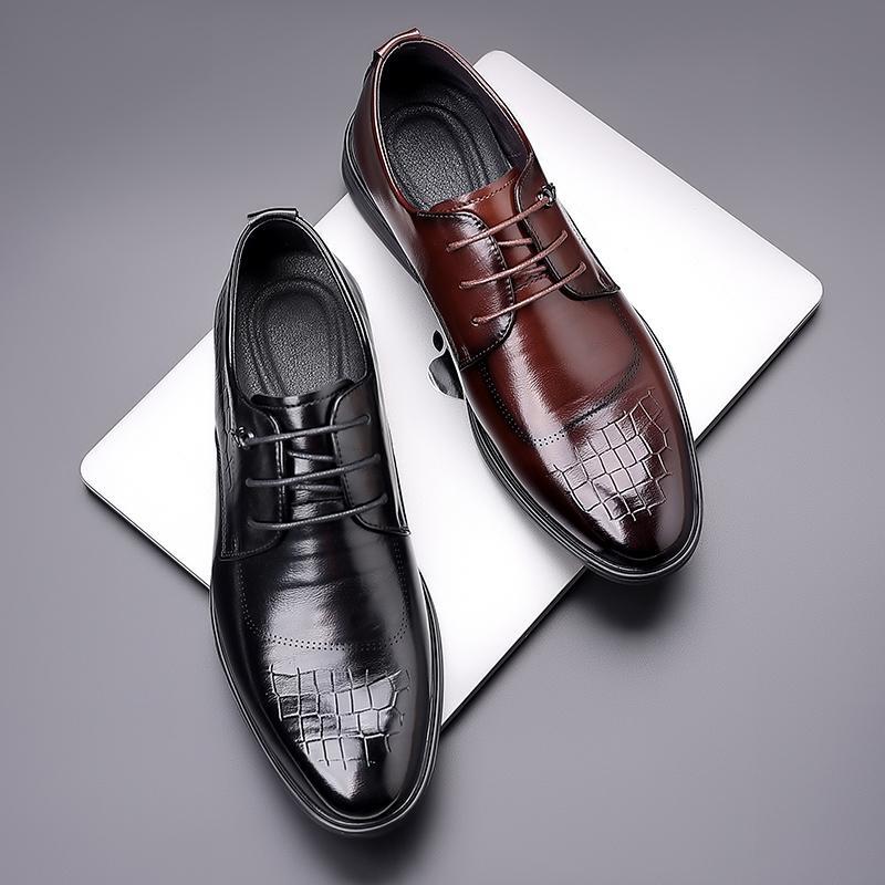 SAOLA Scarpe da sposa Oxford da uomo britanniche business punta business stringate comfort