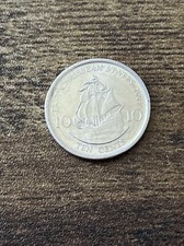2009 East Caribbean States Ten 10 Cents Actual Coin TK6740*