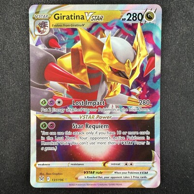 Pokemon TCG Giratina VSTAR 131/196 SWSH Lost Origin Ultra Rare Holo Card 2  | eBay