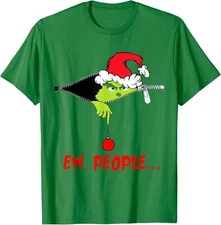 Ew... People Funny Christmas Pajama Theme Matching Unisex T-Shirt