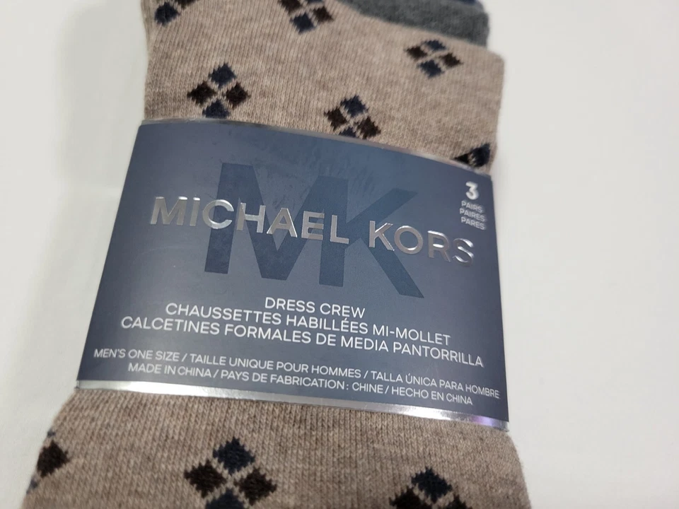 Michael KOrs Para hombres - Calcetines de vestir 3 pares Vestido Multicolor Calcetines Talla - 7-12 Foto 3 de 4