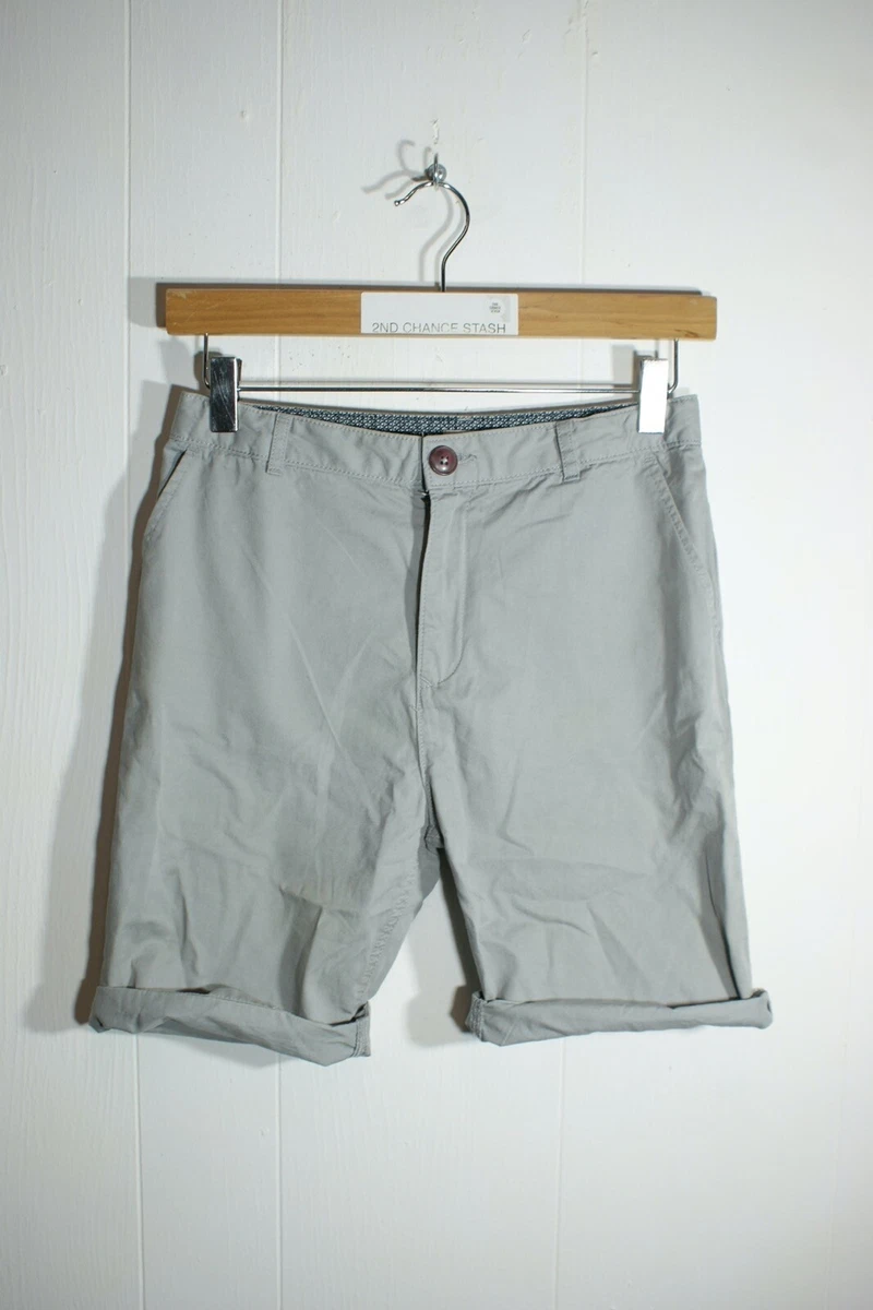 RIVER ISLAND BOYS CHINO SHORTS PALE GREY AGE 11 12 YEARS BB6