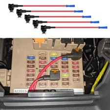 5Pack Fuse Tap 12V Car Add-a-Circuit Fuse Tap Standard Mini Micro2 and Low Pr...