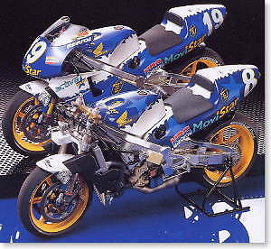 Maquette Moto Tamiya 1/12 – Movistar Honda Pons NSR 500 '98, Kit N°14072, Neuf