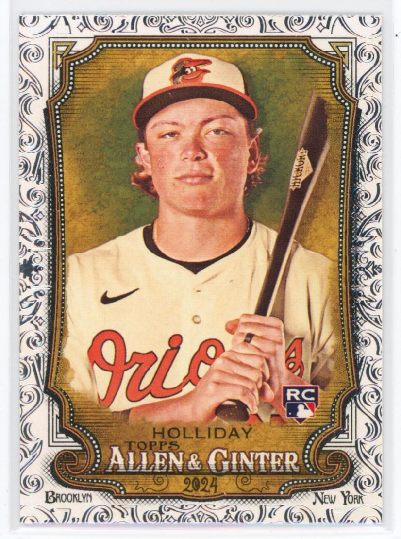 2024 Topps Allen & Ginter Foil Filagree Jackson Holliday Baltimore Orioles #277