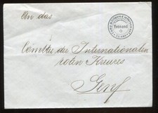 Soldat Suisse WWII couverture militaire interné Yvonand