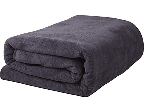 Microfiber Luxury Grey Bath Towel Extra Large Bath Sheet Beach Towel 36 Inch ... - Picture 1 of 8