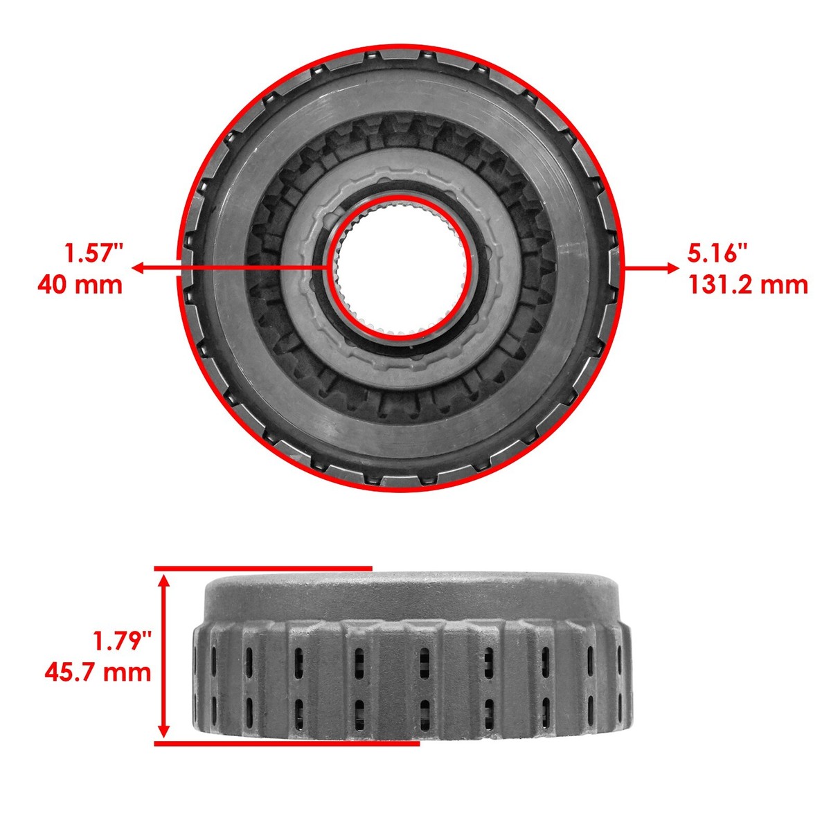 22500-HL4-AJ1 Clutch Basket Hub Assembly for Honda Pioneer 1000