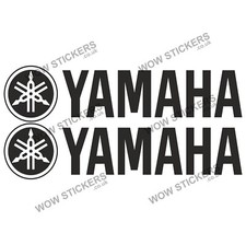 Yamaha Motorbike stickers 210x50 x 2 Decals Panel car metal tank (Choose Colour)