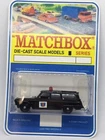 Vintage Lesney Matchbox 42 Custom Studebaker Police Car In Blister Pack.
