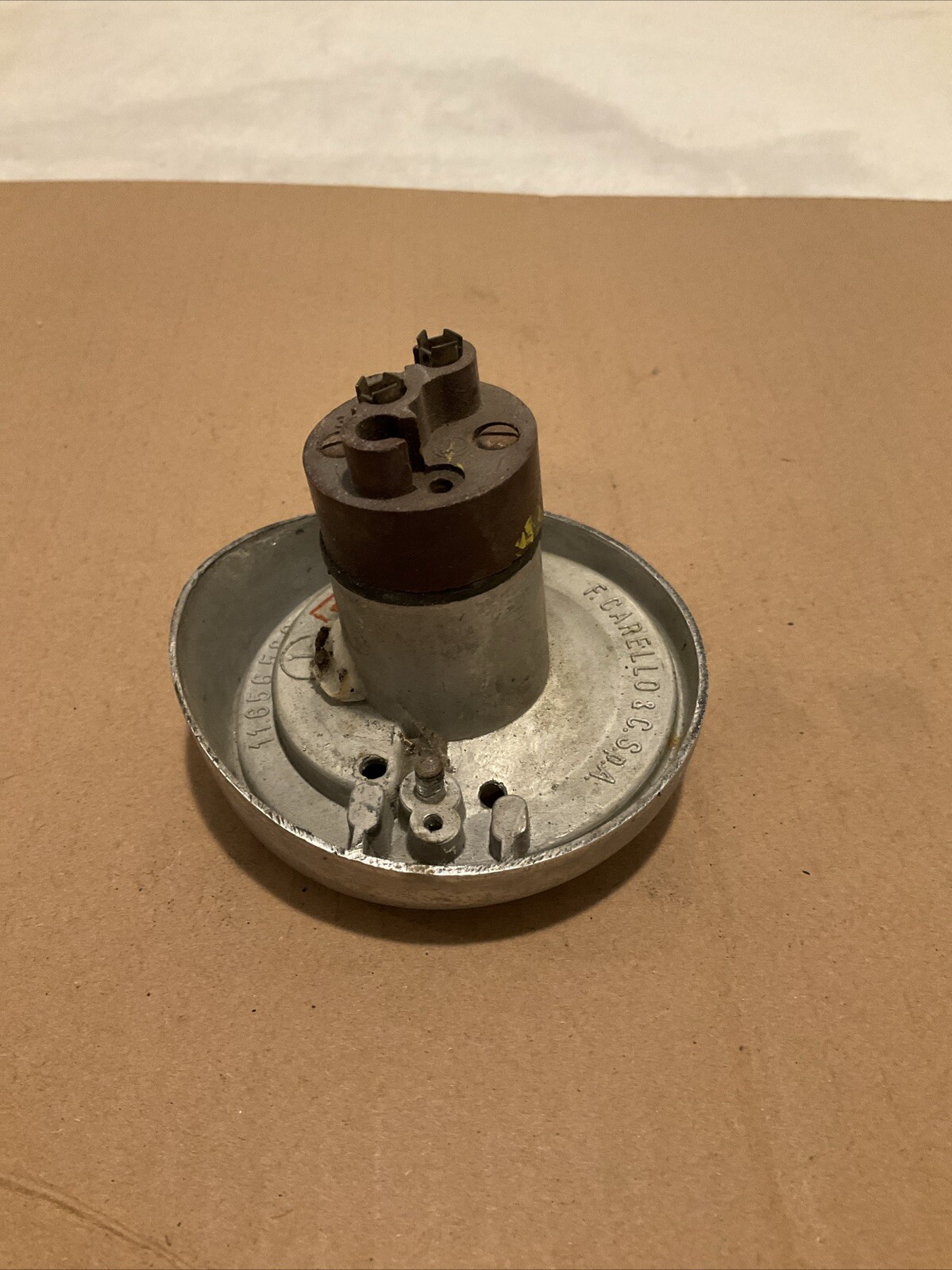 Vintage Carello Bulb housing Part Number 11.656.580 Alfa? Fiat? Lamborghini?