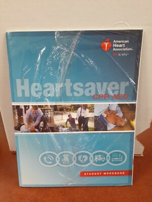 Heartsaver CPR AED Student Workbook (Brand New) by American Heart ...