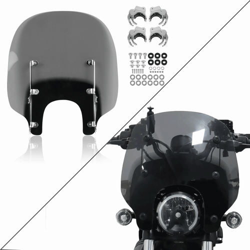 17" Windscreen Windshield Wind Deflectors For Nighster 975 Special RH975S 23-24 - Picture 2 of 9