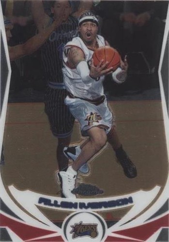 2021-22 NOIR SPOTLIGHT SIGNATURES PLATE 1/1 ALLEN IVERSON | eBay
