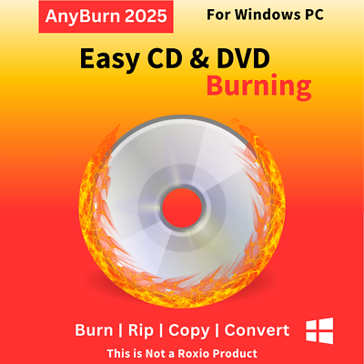 #ad #ad AnyBurn 2025 CD amp; DVD Burning Software Iso File Writing on CD ROM V 6.4 $9.99