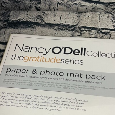 Creative Memories 12X12 NANCY O'DELL Gratitude Album AND Paper&