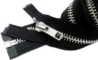 10pcs Metal Zipper Bulk YKK #5 Aluminum Medium Weight Separating 6" - 250"