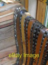 Photo 6x4 Detail of chaise The decorative wedges are coins. See Link for  c2010