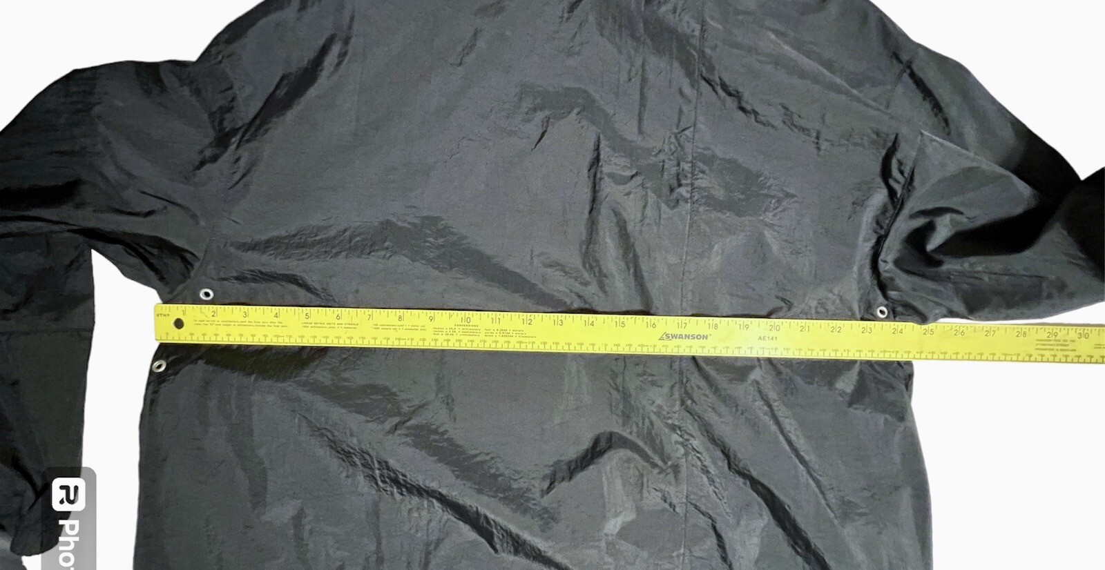 SACAI X NIKE Giacca a vento Nike XL con cappuccio nera uomo