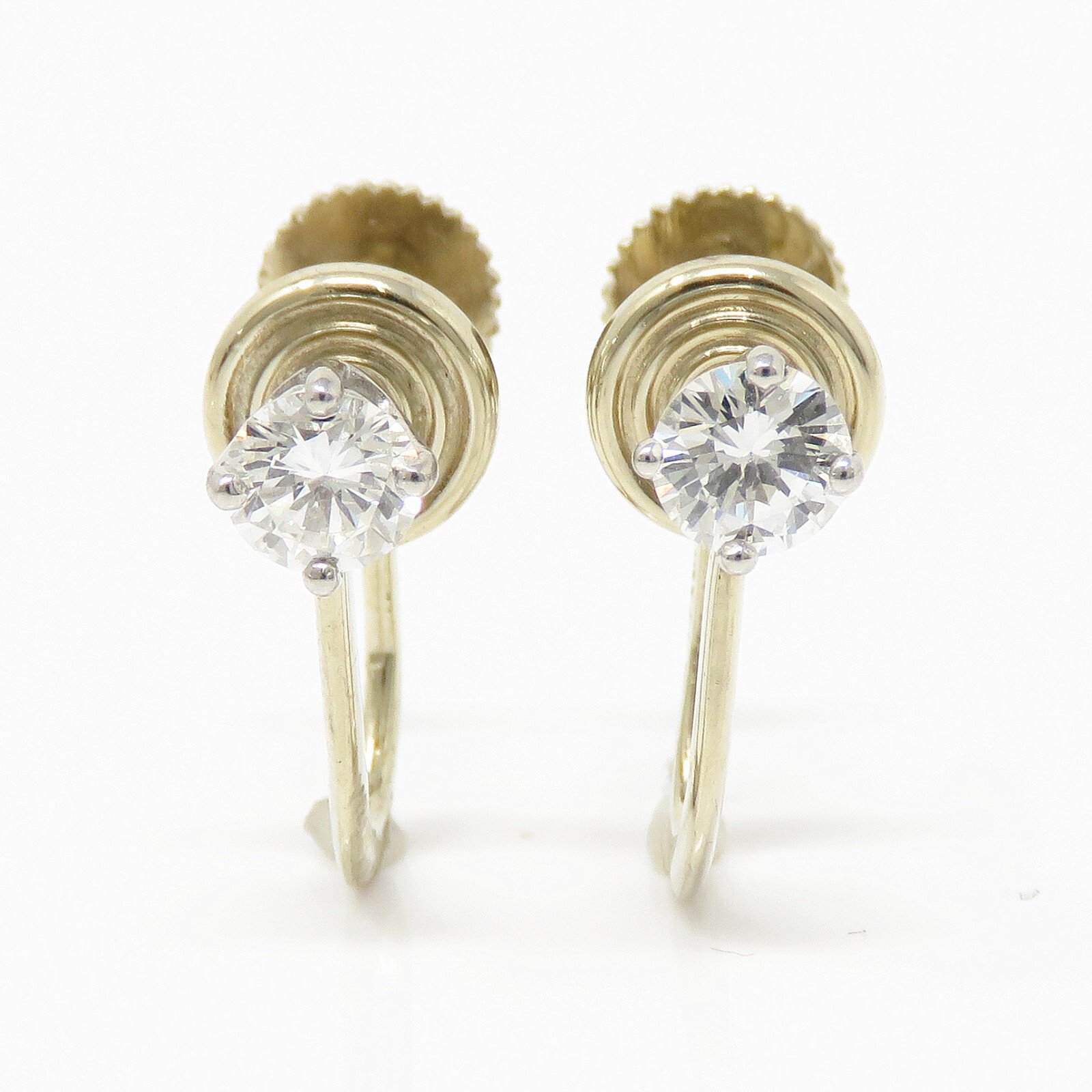 NYJEWEL Tiffany & Co. 14k Gold 0.7ct Diamond Scre… - image 3