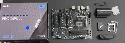 As-is Damaged MSI PRO Z690-A WiFi, LGA 1700, Intel Motherboard