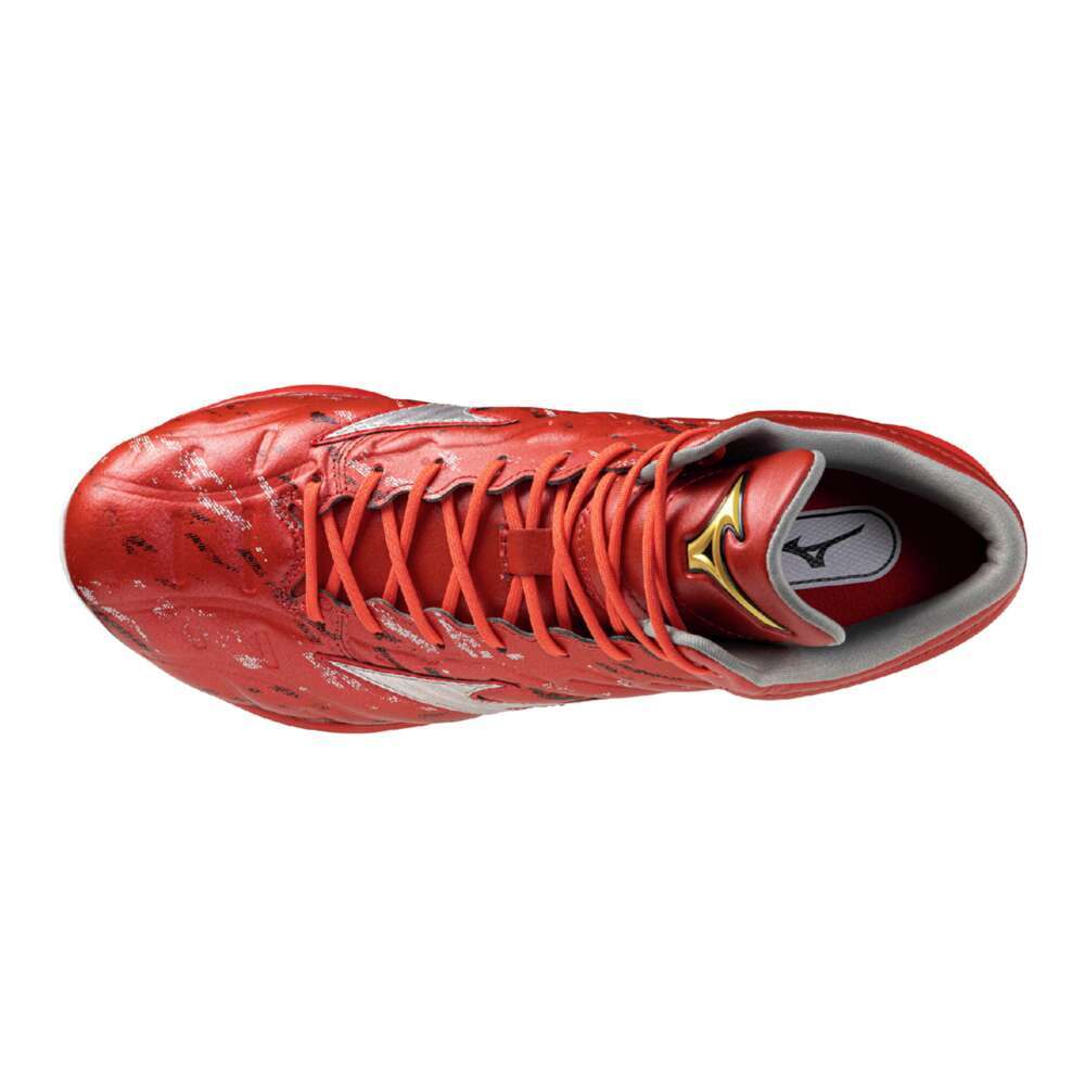 Mizuno Cushion Revo Pro MID Red 2E Baseball 11GM243561 Men's