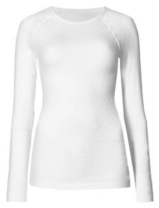 ladies white thermal top