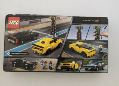 トウコレクター3個セット LEGO Speed Champions 75893 Dodge Challenger SRT and Charger RT NEW