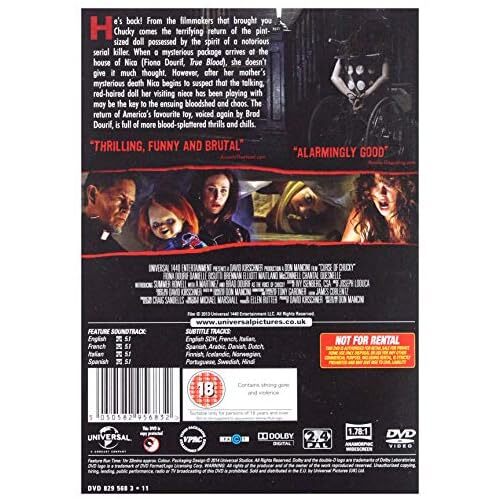CHUCKY 6 FILM COMPLETE COLLECTION CHILD'S PLAY BRIDE SEED CURSE SEALED UK R2 DVD - Picture 9 of 13