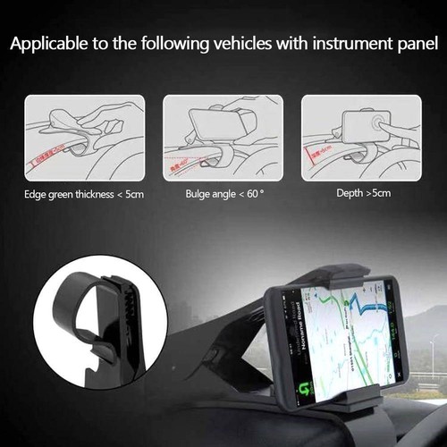 NEW Universal Handyhalterung Auto Armaturenbrett KFZ Halter für Smartphone U7A0 - Picture 10 of 11