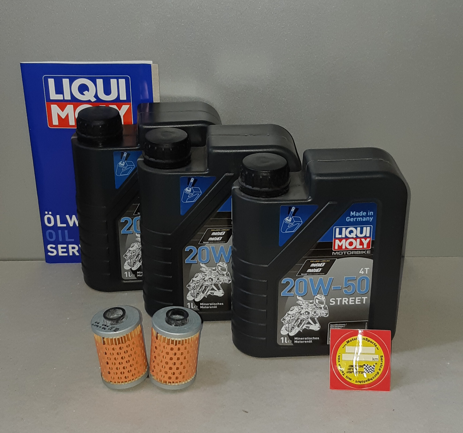 Oil Change Set BMW R 80 ST (without Oil Cooler) Engine Oil Oil Filter Liqui Moly