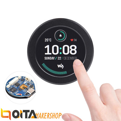 WaveShare ESP32-S3 DevBoard 1.28inch Round Touch LCD Accelerometer Gyroscope