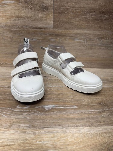 Zapatos Mary Jane Dr. Martens Mae de cuero blanco con doble correa para mujer talla 8 - Imagen 7 de 9
