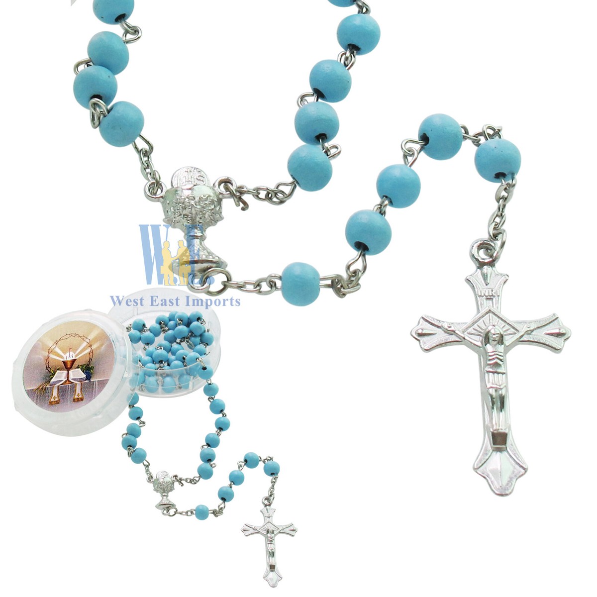 First Holy Communion Scented Rosary Favor -12 Rosaries chalice
