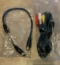 Sega Genesis A/V + 32X link patch cable for model 2 system NEW USA seller 8 PIN