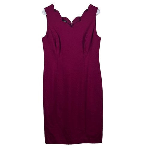 Talbots Dress Womens 16W Black Shift Sleeveless Casual