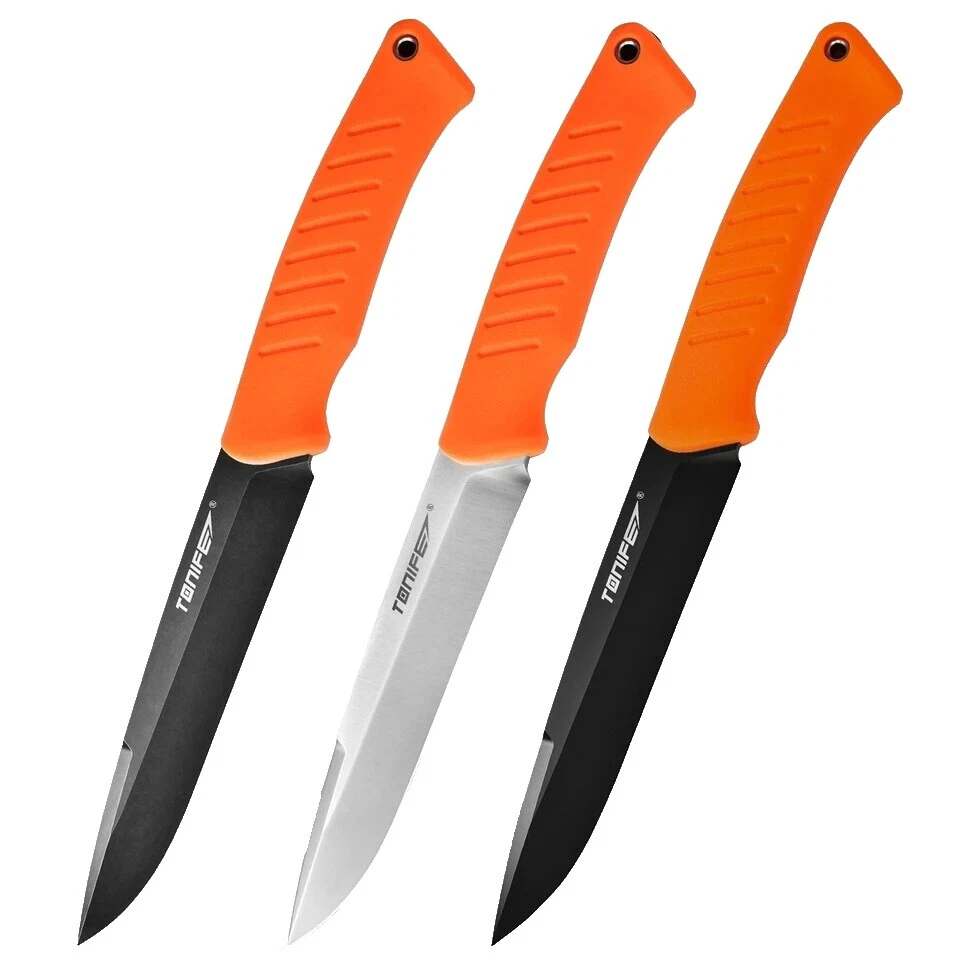 Hoja de acero inoxidable mango de plástico huntings modernos de colección Cuchillos de Hoja Fija