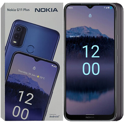 Nokia G11 Plus 4G Charcoal Grey 32GB + 3GB Dual-SIM Factory Unlocked GSM NEW