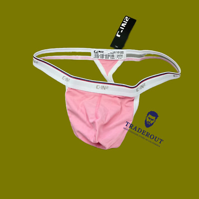 C-IN2 men Parsa Pink ThrowBack cotton G-string Thong underwear size S M L XL 2XL